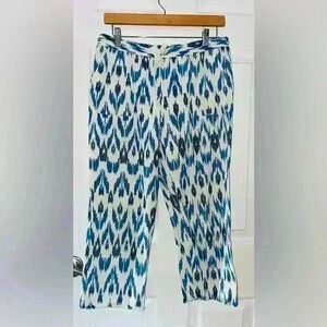 Hei Hei ANTHROPOLGIE Frayed Drawstring Pants Crop pant, Medium